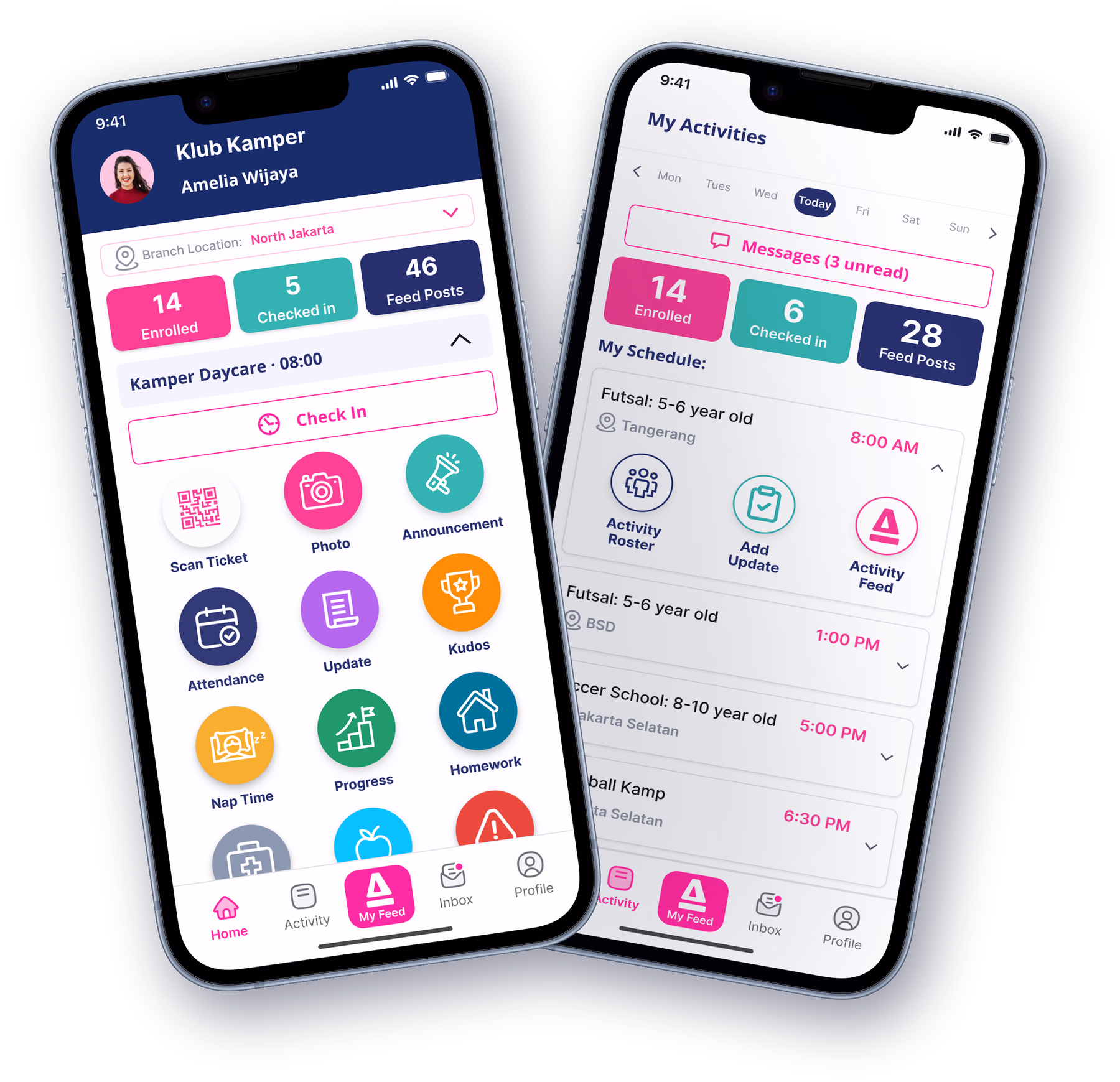 Staff mobile app